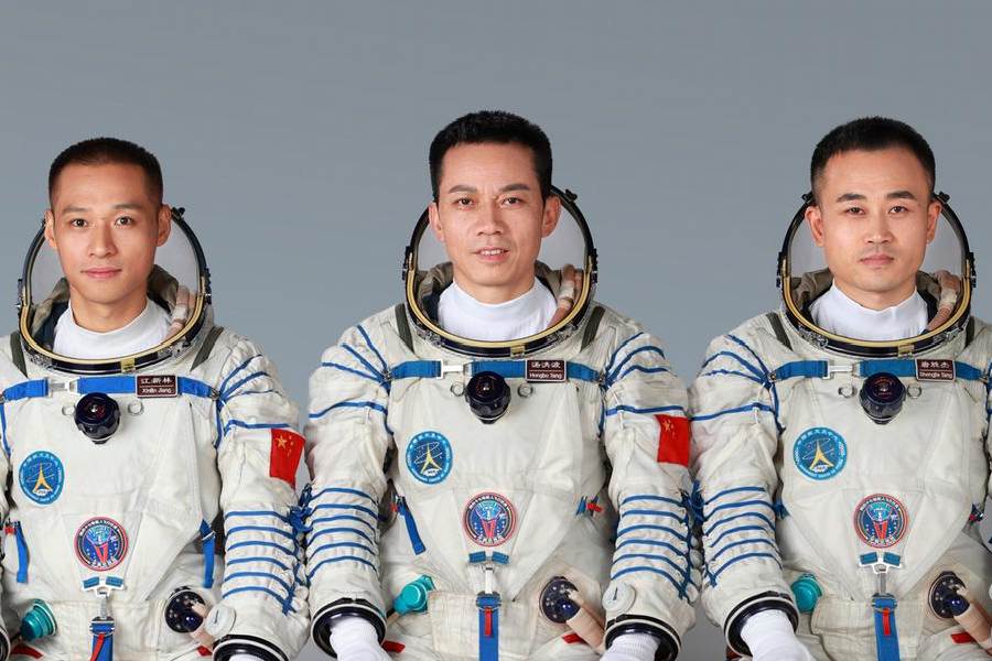 Astronauts Tang Hongbo, Tang Shengjie and Jiang Xinlin are aboard the Shenzhou-17