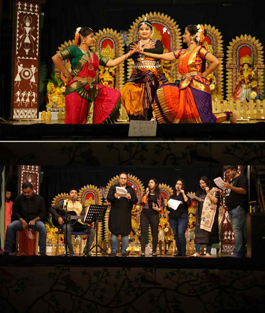 Culture has been a strong point of Sambandh. This year’s Durgotsav featured an inaugural classical dance, as well as Bangla songs and theatre by the members. The first-generation Bengalis, who started this puja in Helsingborg, expect to expand with their children taking up the mantle in the years to come 