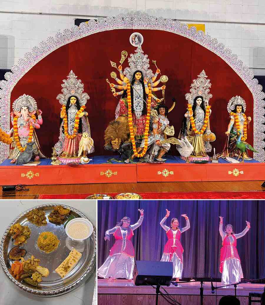 Bongobashi Socio Cultural Association’s Durga Puja is organised in New Jersey’s Somerset. This was the second year of the association’s puja and was on October 14-15. There was a special performance by Iman Chakraborty along with several other events 