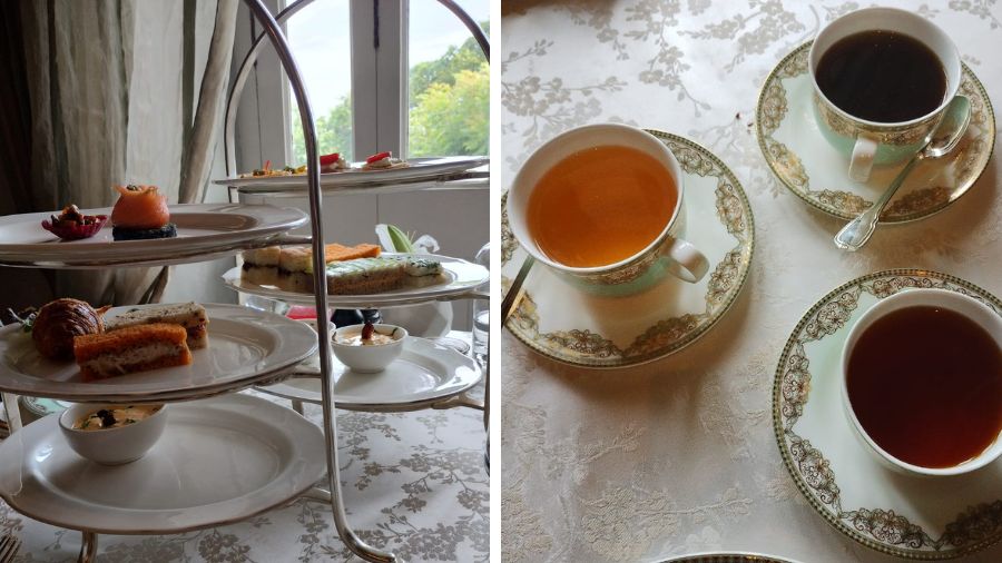 High Tea at Taj Falaknuma Palace, Hyderabad
