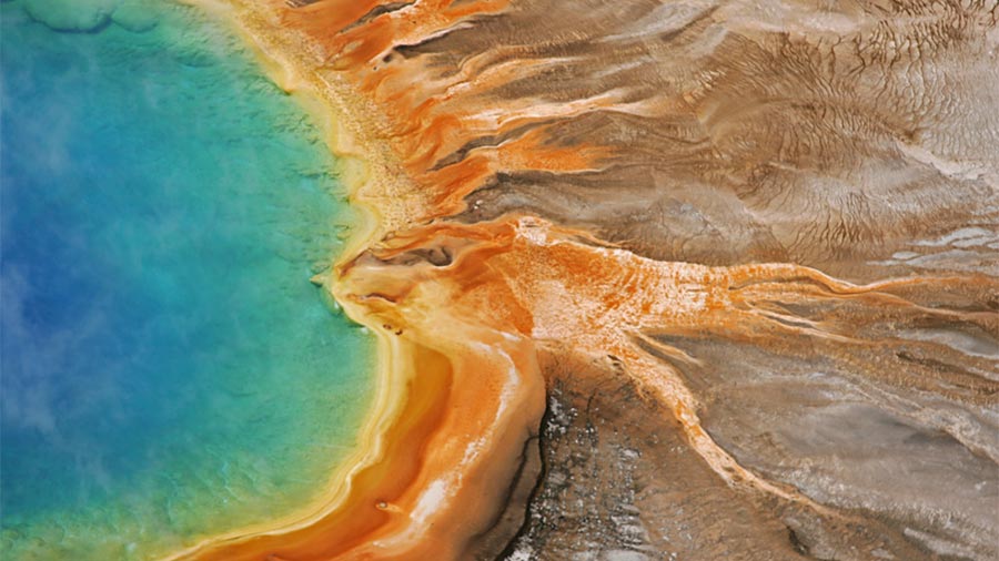 The Grand Prismatic Hot Spring 