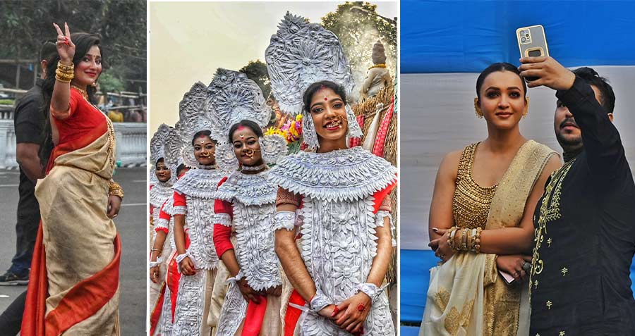 Even as celebrity guests trickled in towards the main dais built in the middle portion of Red Road, cultural performers beat hours of exhaustion with wide grin on their faces