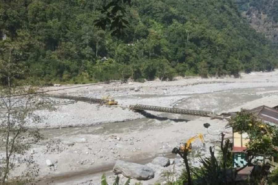 Sikkim | Road connectivity restored as two Bailey bridges open 23 days ...