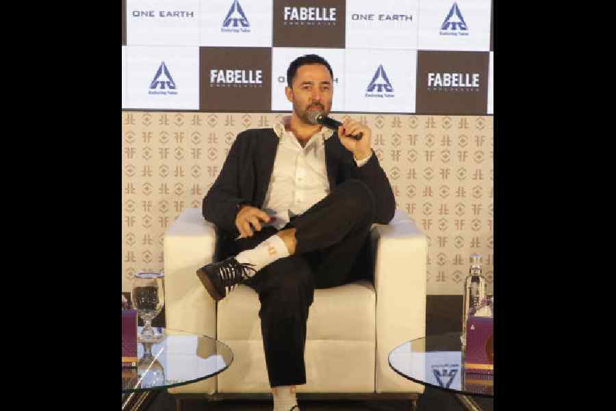 Andy in India for partnership with Fabelle India
