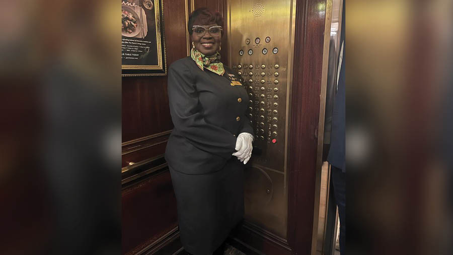 Khady Gueyesall has been an elevator operator at The Pierre since 1990 