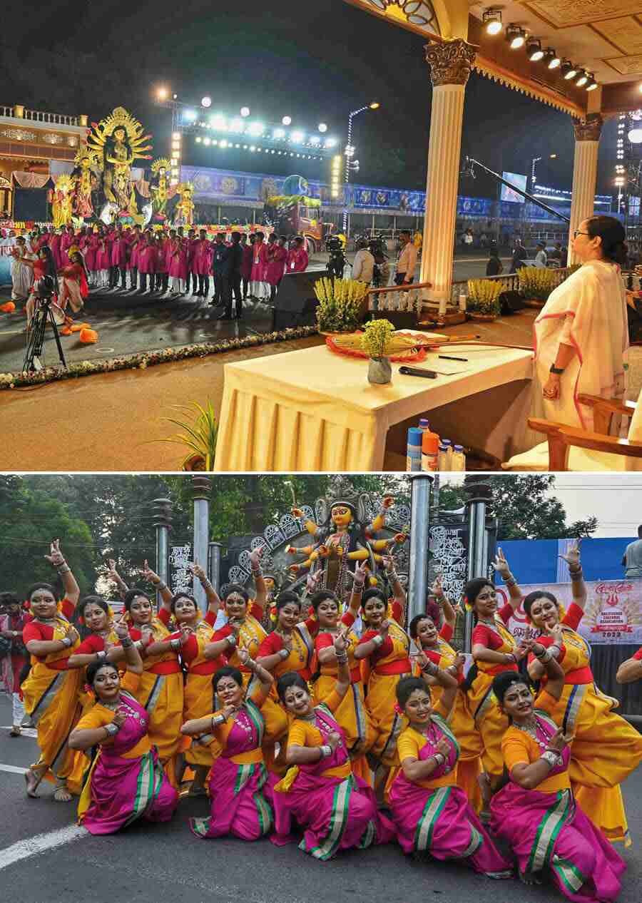 The celebrations drew to a close with the magnificent Durga Puja Carnival on Red Road on Friday  