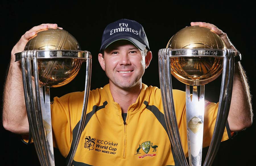 Ricky Ponting (Australia): Nobody captured the Australian spirit of aggression and invincibility at World Cups better than Ponting, who played in four editions, winning three and leading his country to two of those triumphs. Amassing more than 1,700 runs in World Cup cricket (just behind Tendulkar on the all-time list), Ponting was arguably Australia’s most vital player during their unbeaten streak of 27 World Cup matches between 1999 and 2011. With an average of 45.87, Punter always rose to the occasion, with his finest hour coming in the 2003 final in Johannesburg, when a jaw-dropping knock of 140 against India made him and the Kangaroos unstoppable  