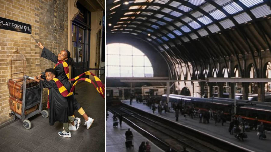 In the stories, Harry’s life is shaped by pivotal incidents at King’s Cross — his first meeting with the Weasleys, special moments with Padfoot and contemplating death with Dumbledore, among others