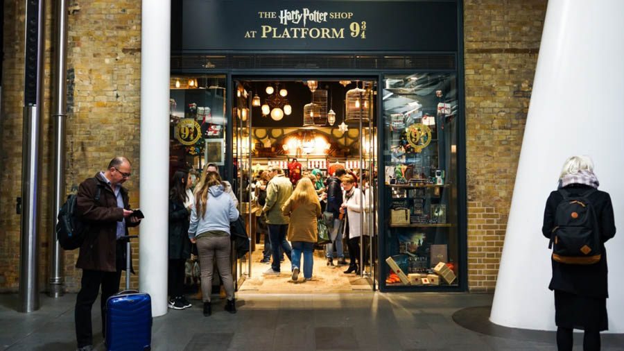 The Harry Potter Shop at King’s Cross is a wonderland for fans of the series 