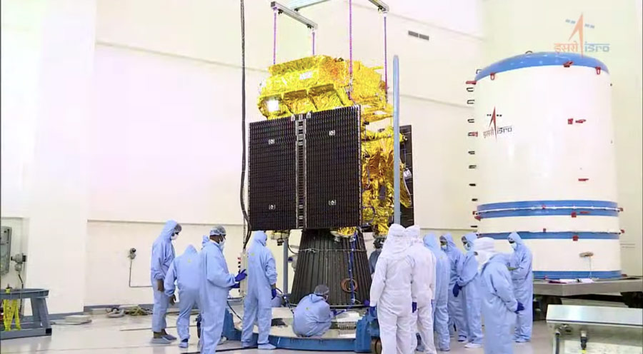 The Aditya L1 is readied for launch