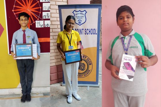 Skillfest 2023 Winners (L-R): Emon Barman, Ananya Baidya, Prince Kumar Barnwal