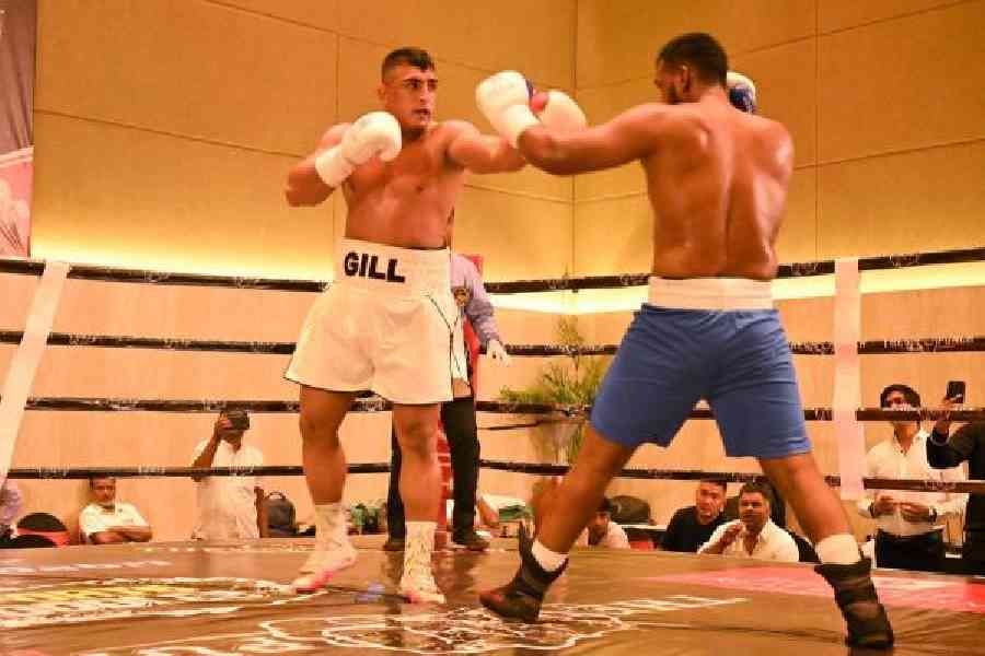 Harsh Gill and Md. Danish Alam showed some great moves in the Cruiserweight category. A five-time national medalist from Haryana, Gill clinched the winner's spot.