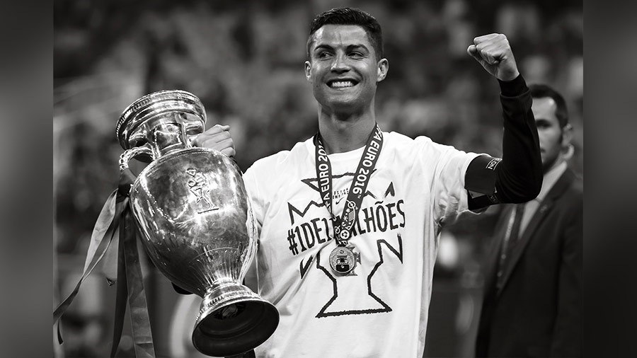 Neha’s shot of Cristiano Ronaldo after the Portuguese won Euro 2016