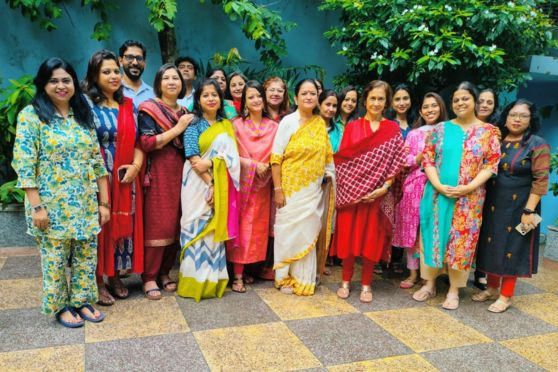 Teachers' Day was celebrated with pomp and grandeur at Bridge International School, Kolkata.Teachers took a day off from their daily routine of teaching to enjoy with the students.
