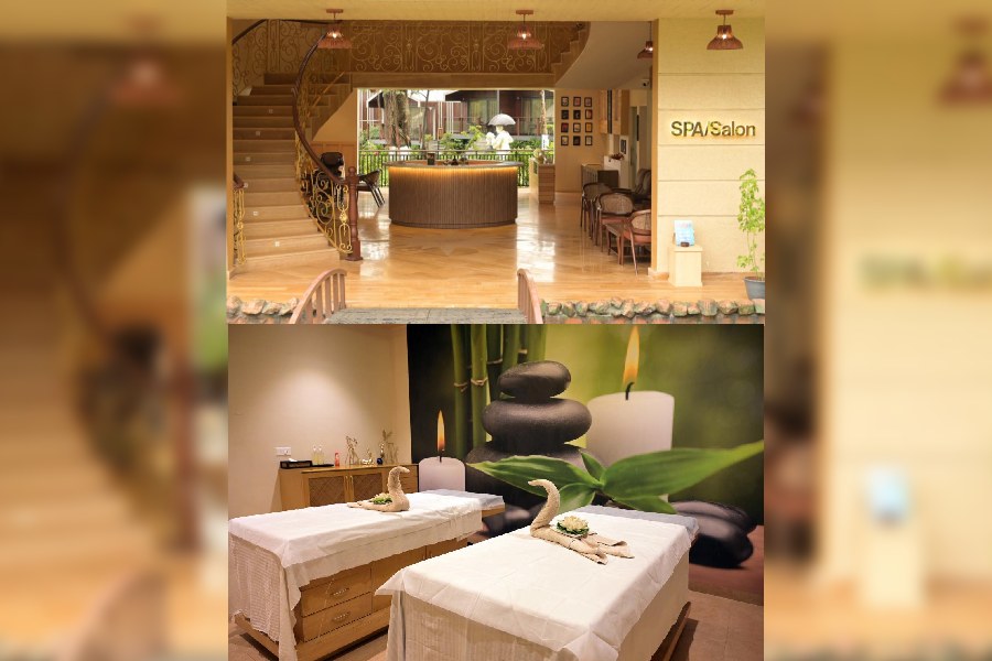 Spa and salon services are available