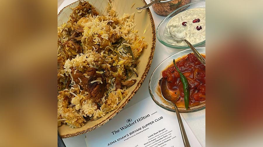 This year marks a decade of the Biryani Supper Club. ‘The first time I served Biryani in my home was a turning point for me. I knew this was the most precious dish of my heritage which I wanted to share with people,’ says Asma 