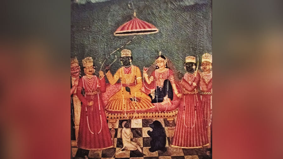 An early Bengal oil painting, oil on canvas, 50.8 cm x 61 cm, CIMA Gallery, Kolkata