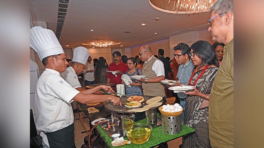 The dinner after the event, at The Park Kolkata