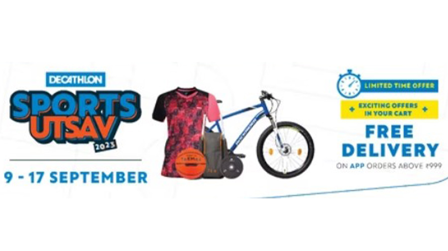 Download the Decathlon Online Shopping App to celebrate the