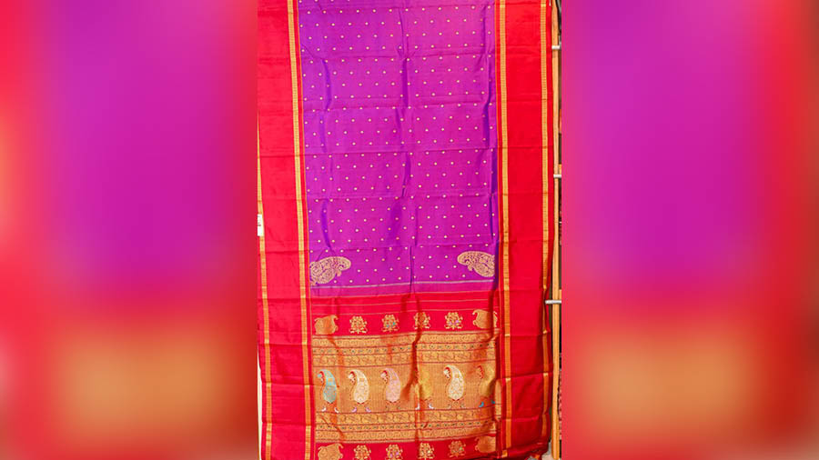A National Award-winning sari by a master weaver from Andhra Pradesh