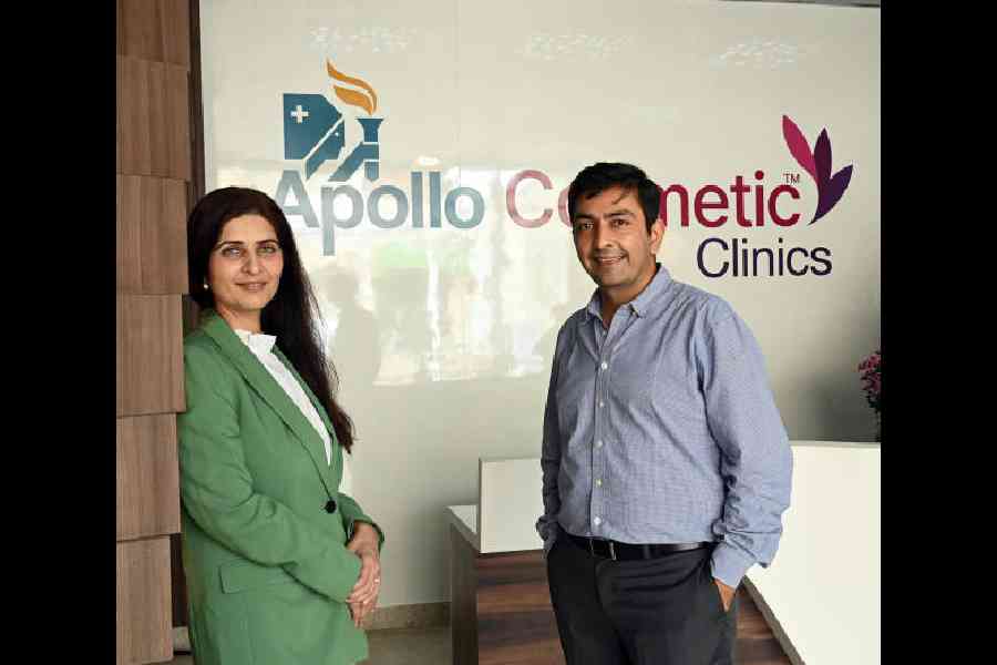 Nikita Khilani and Kunal Khilani, directors of Apollo Cosmetic Clinic