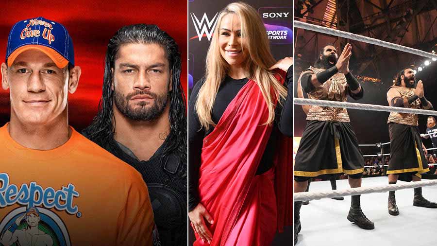 Several WWE superstars spoke to My Kolkata hours before setting Hyderabad alight during Superstar Spectacle