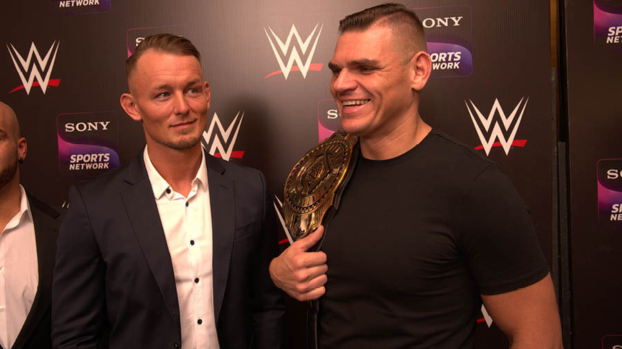 Ludwig Kaiser (left) and Gunther make up two-thirds of Imperium, arguably WWE’s most dominant stable right now