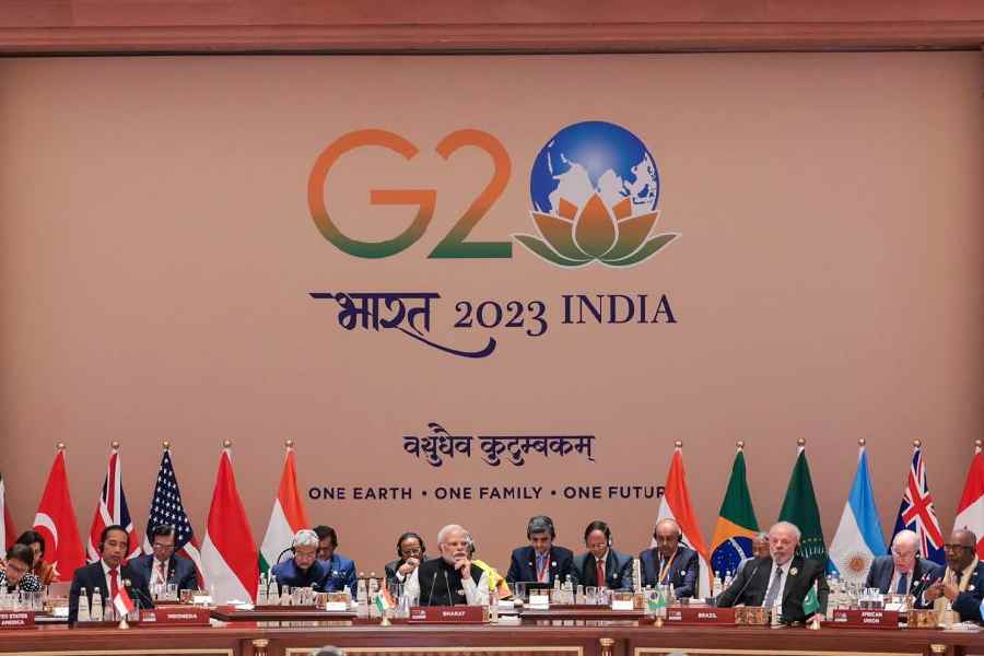 G20 summit Rig Veda, 'Ashtadhyayi' displayed in G20 'Culture Corridor