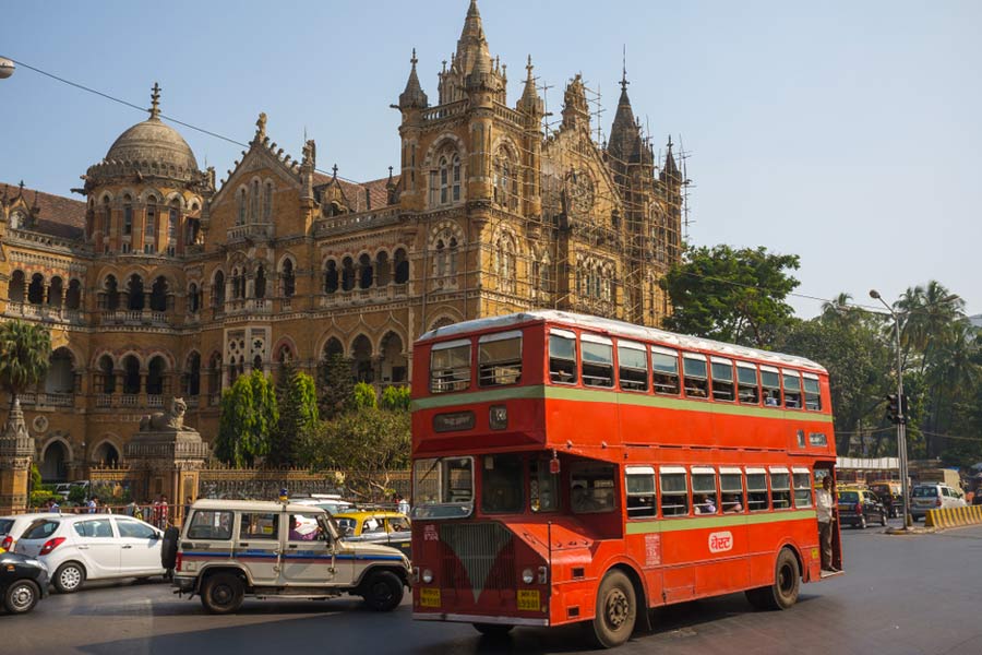 bombay double decker bus