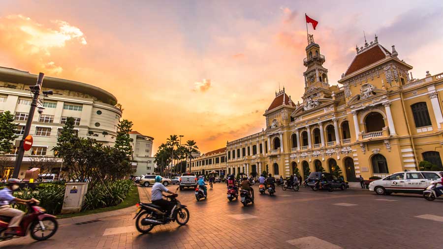 Ho Chi Minh (in picture) and Da Nang have a host of interesting experiences in store from light festivals to war bunkers