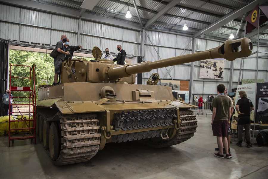An exhibit at The Tank Museum in Bovington