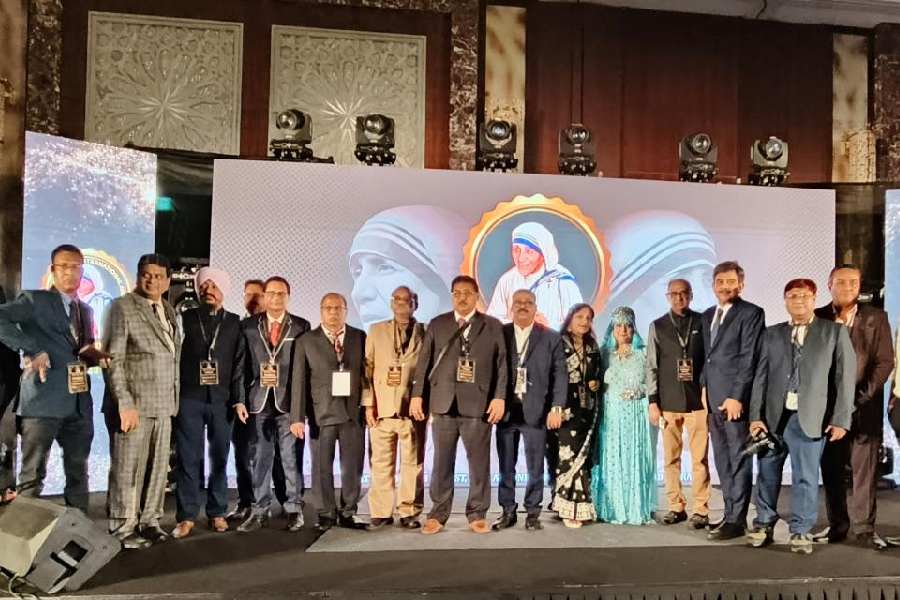 The members of the Mother Teresa International Award Committee at the event which was hosted outside India for the first time.