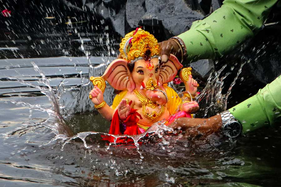 Ganesh Chaturthi Over 66000 Ganesh Idols Immersed Till September 21 Morning No Untoward 2046