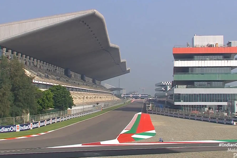 MotoGP Bharat 2023 India's distorted map broadcast live in MotoGP