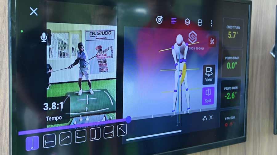 A glimpse into the numerous data points that the Sportsbox AI software offers