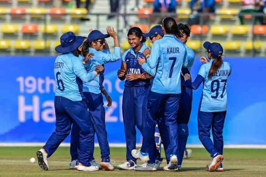 Asian Games Asian Games Titas blows away Sri Lanka as Indian women