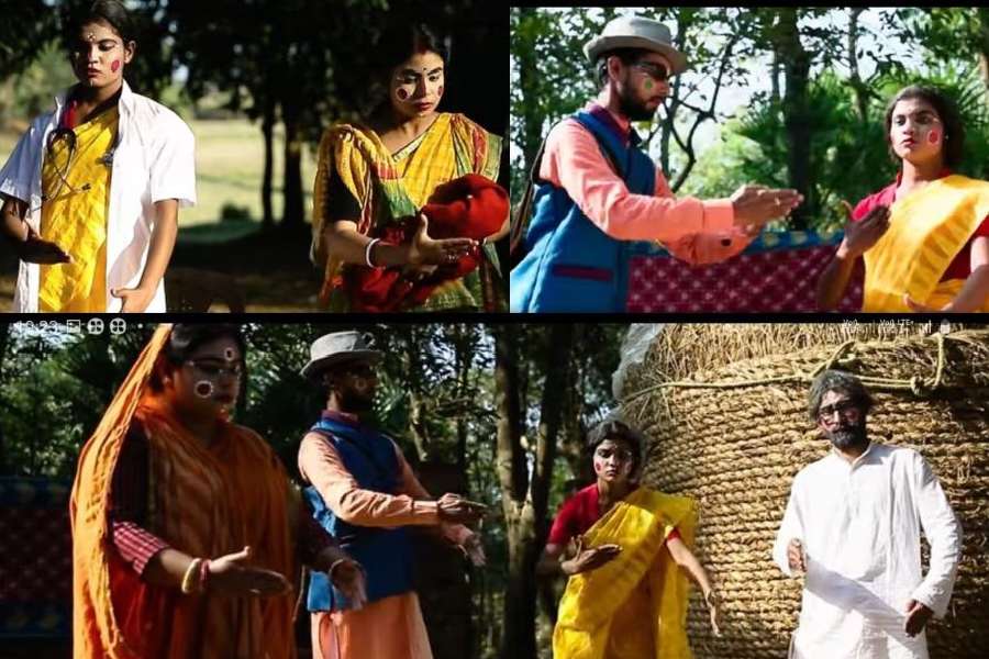 Stills from Nari Nokhkhotro, the 17-minute 37-second film on early marriage