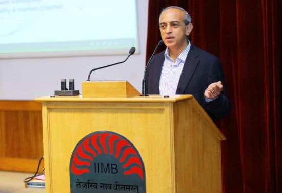 Professor Ashok Thampy, Chairperson, EPGP, provides an overview of the EPGP Programme at IIMB