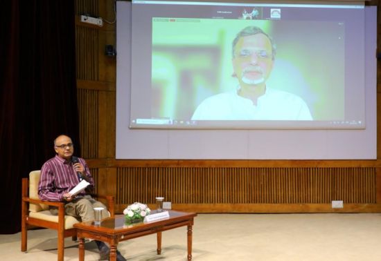 Prof. Chetan Subramanian, RBI Chair Professor in Economics, and Dr. V Anantha Nageswaran, Chief Economic Advisor to the Government of India, during the Fireside Chat