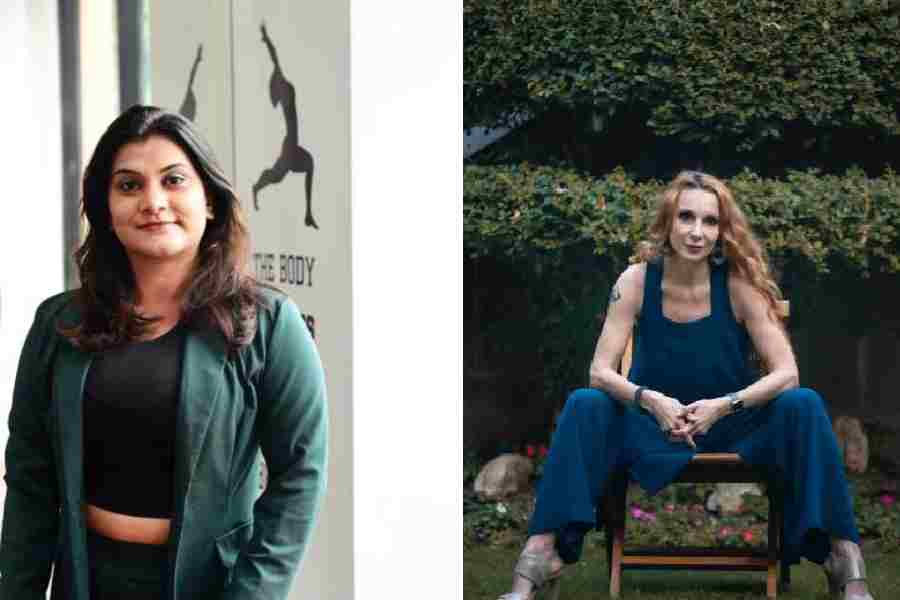 (l-r) Madhusatta Chaudhury, Vendula Buechel