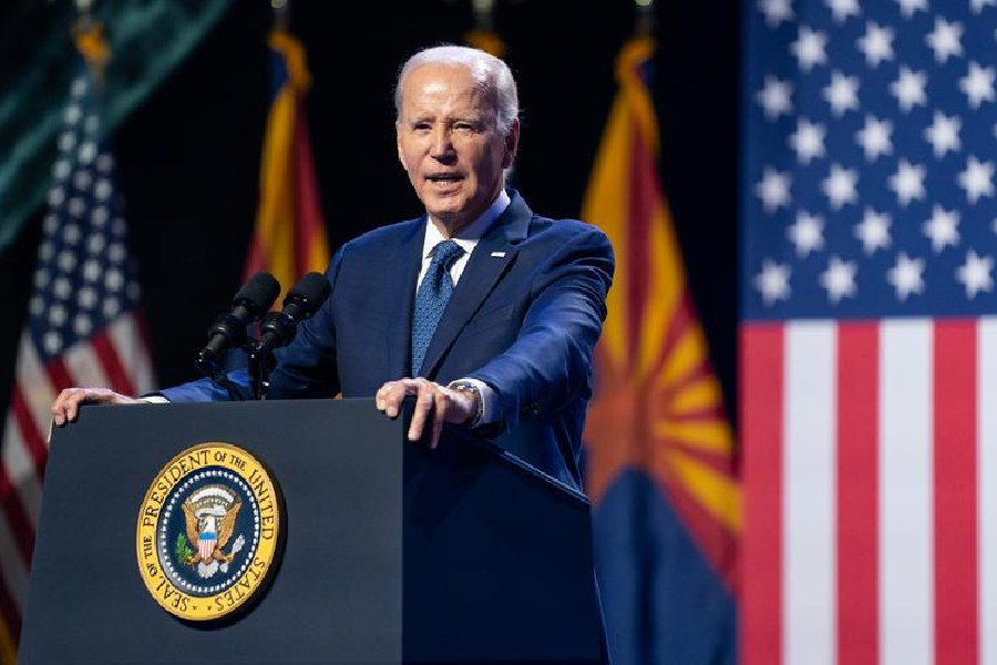 Joe Biden was in Arizona to honor the legacy of late Republican Senator John McCain