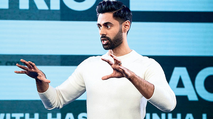 “At least I didn’t lie about not being a predator,” says Hasan Minhaj in a bid to defend himself against charges brought by the US moral police