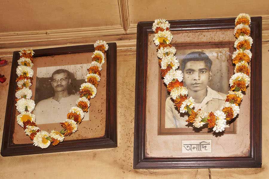 The shop was named ‘Anadi’ in memory of Balaram Jana’s late son (on the right)