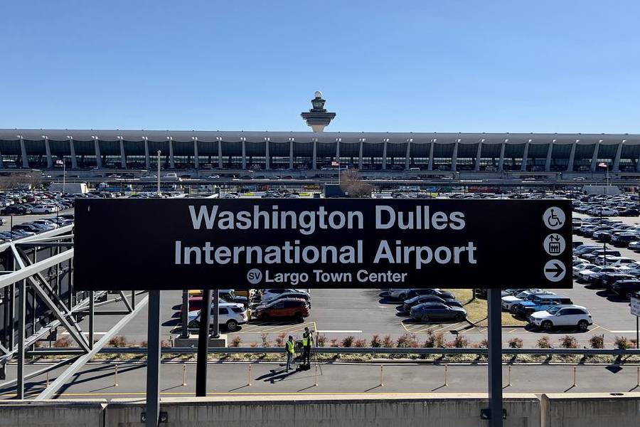 The Dulles airport was opened in 1962, just a few years after John Foster Dulles resigned from his role as US Secretary of State in 1959