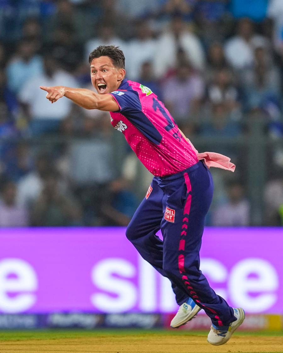 Trent Boult (RR): The Kiwi is back with his magical spells once again as he dismantled the MI top order in no time at the Wankhede on Monday. Dismissing Rohit Sharma, Naman Dhir and Dewald Brevis within his first two overs, Boult finished for figures of three for 22. Not only was Boult able to move the ball both ways, he also managed to find the accuracy that makes him devastating in this format, complementing fellow left-armer, Nandre Burger, perfectly 