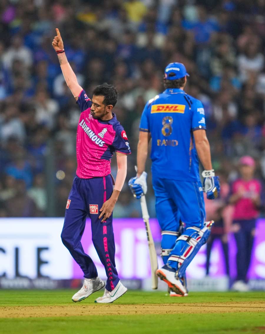 Yuzvendra Chahal (RR): While Boult toyed with MI’s top order, Chahal decided to get into the act once Hardik Pandya and Tilak Varma gained some sort of momentum in the middle overs. Chahal got rid of both the batters, before picking up Gerald Coetzee in a miserly spell of four overs for three wickets and 11 runs at an economy of less than three runs per over. With the T20 World Cup on the horizon, Chahal is once again making a case to be on the Indian team bus as he stakes his claim for another Purple Cap this season 