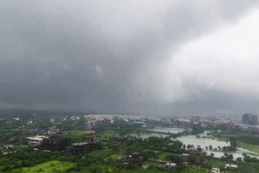 A storm over the East Kolkata Wetlands