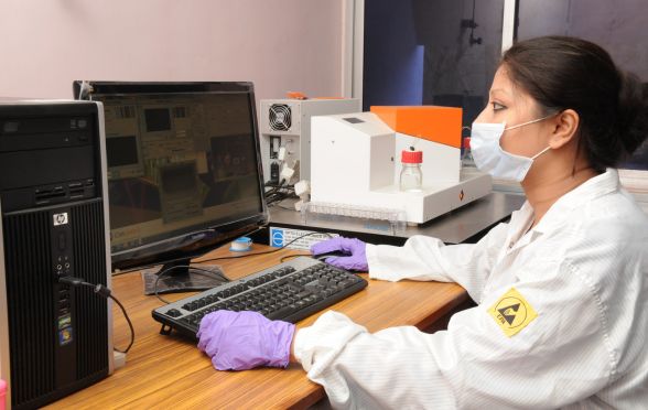 A Researcher at a lab in IIT Madras, Chennai, Tamil Nadu