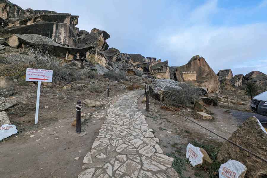 The Gobustan National Park is about 90 minutes from Baku by road
