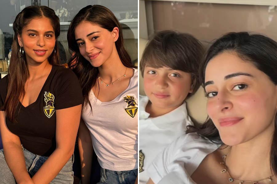 Ananya Panday | Ananya Panday And Suhana Khan Cheer For Kolkata Knight ...